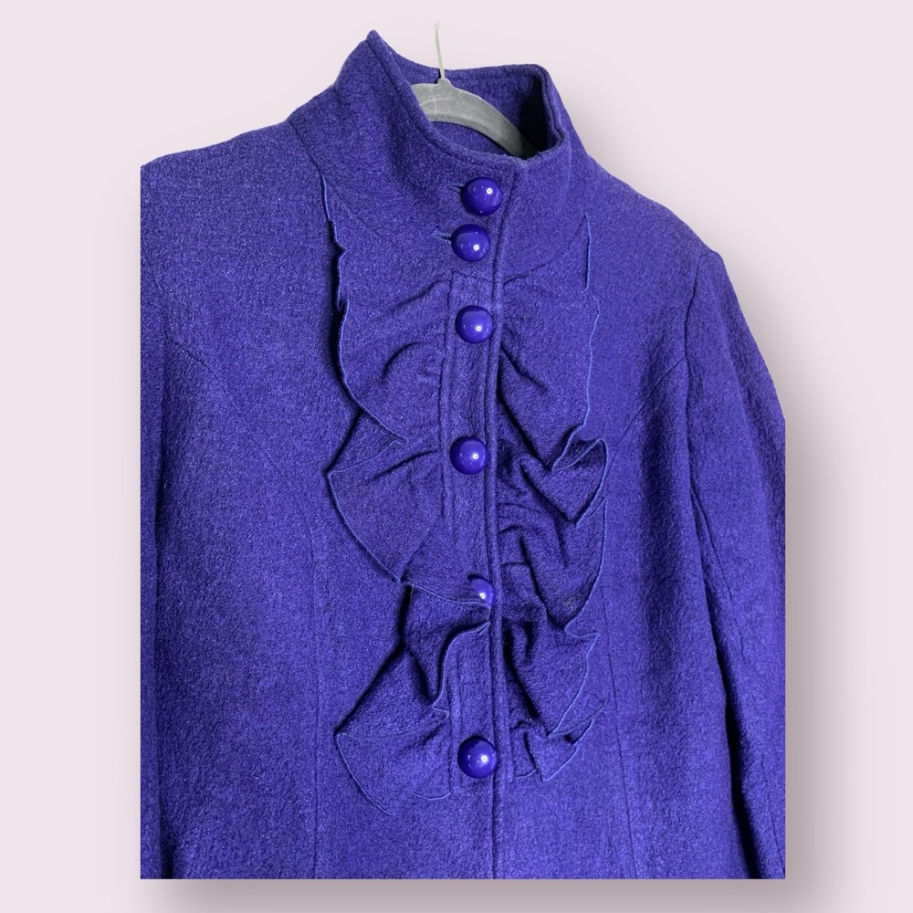 Women’s Purple Mac and Jac Vintage Style Blazer Size M